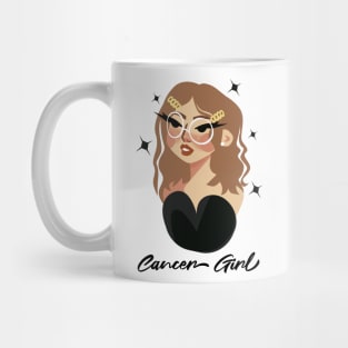 Cancer Girl Zodiac Sign Astrology Mug